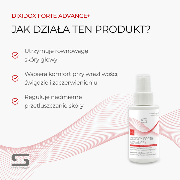 Simone Trichology Dixidox Forte Advance+ Serum do skóry głowy 100 ml