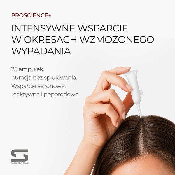 Simone Trichology PROSCIENCE+ Ampułki do skóry głowy 25 × 5 ml