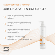 Simone Trichology Sebum Control Shampoo+ Szampon regulujący sebum 250 ml