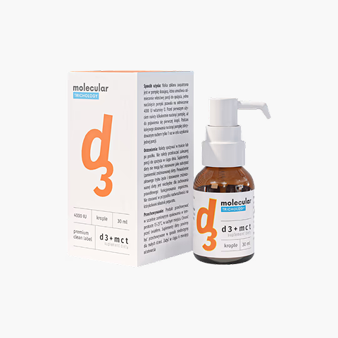 Molecular Trichology Witamina D3 + MCT 4.000 IU Suplement diety