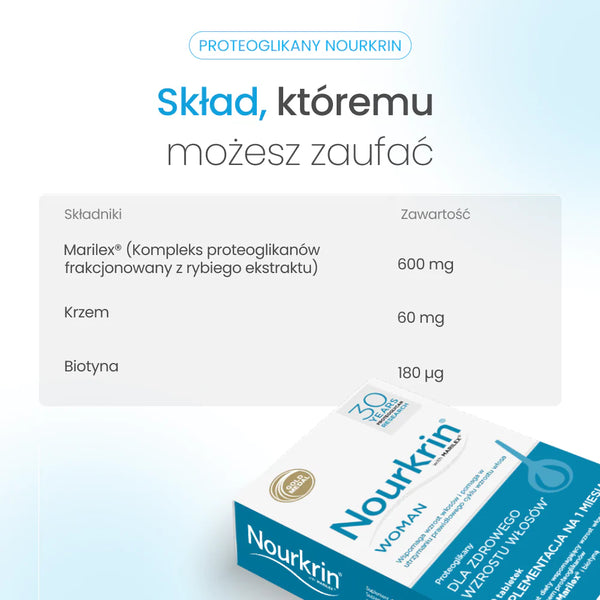 Nourkrin® Woman - Proteoglikany - Suplement diety