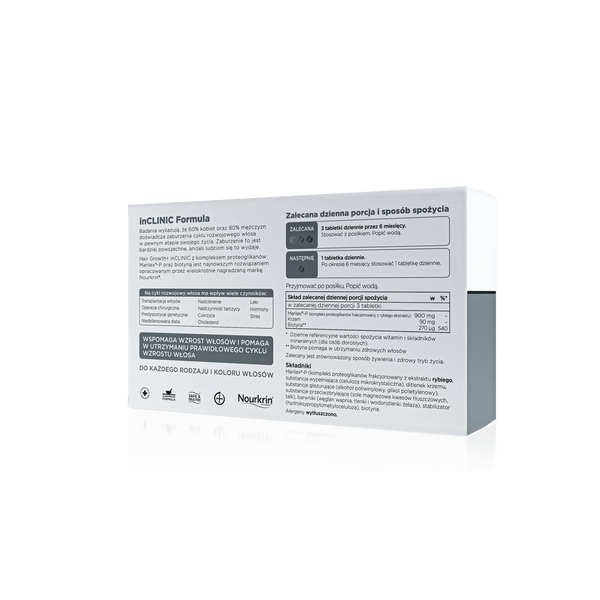 Nourkrin® HairGrowth+ InCLINIC - Proteoglikany - Suplement diety