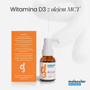 Molecular Trichology Witamina D3 + MCT 4.000 IU Suplement diety
