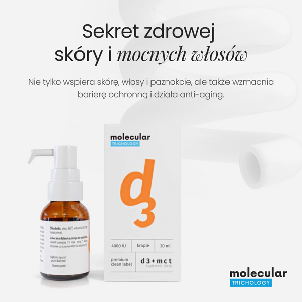 Molecular Trichology Witamina D3 + MCT 4.000 IU Suplement diety